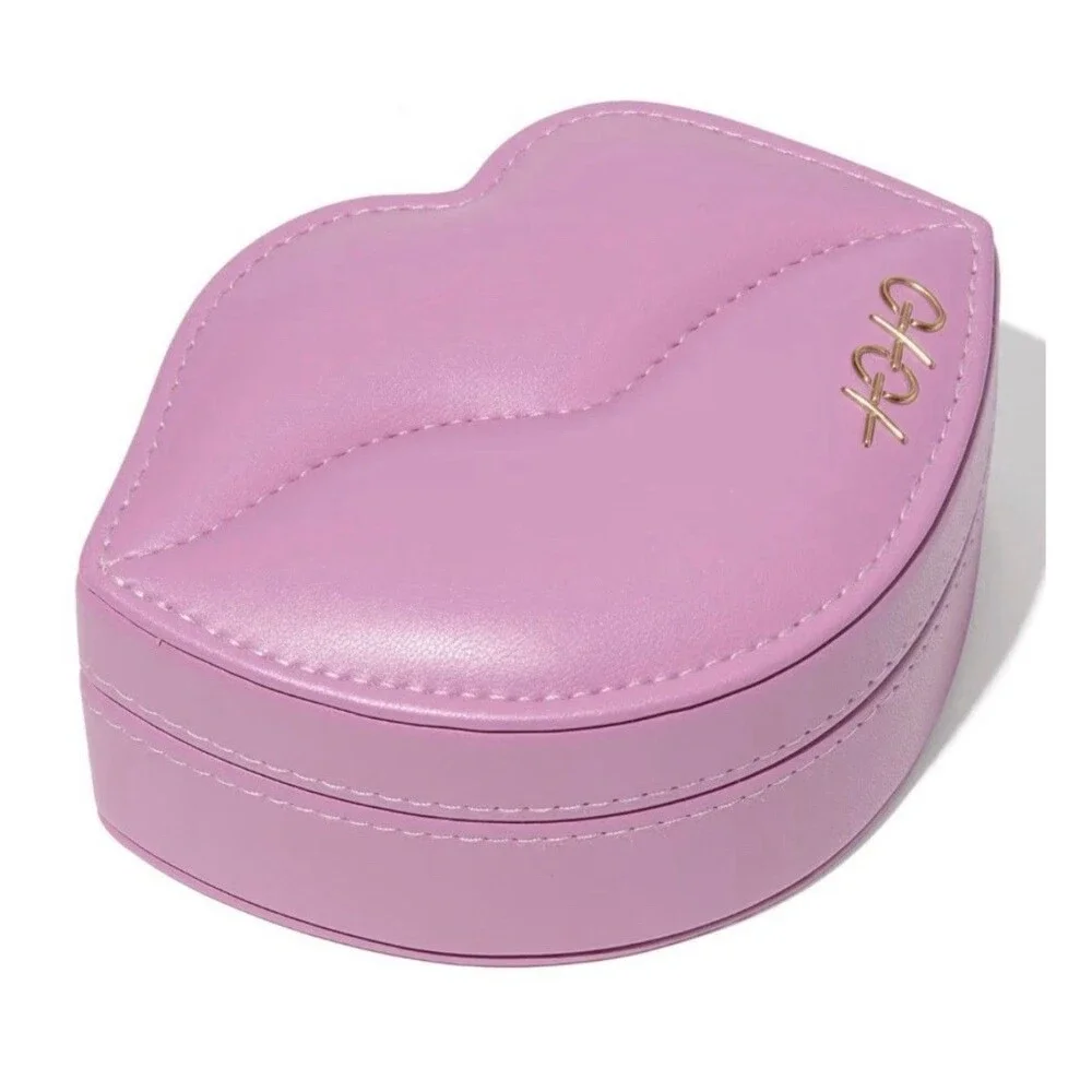 💋 NWT / SEALED Kendra Scott Lip Jewelry Storage Case in Pink Box XOXO Kiss